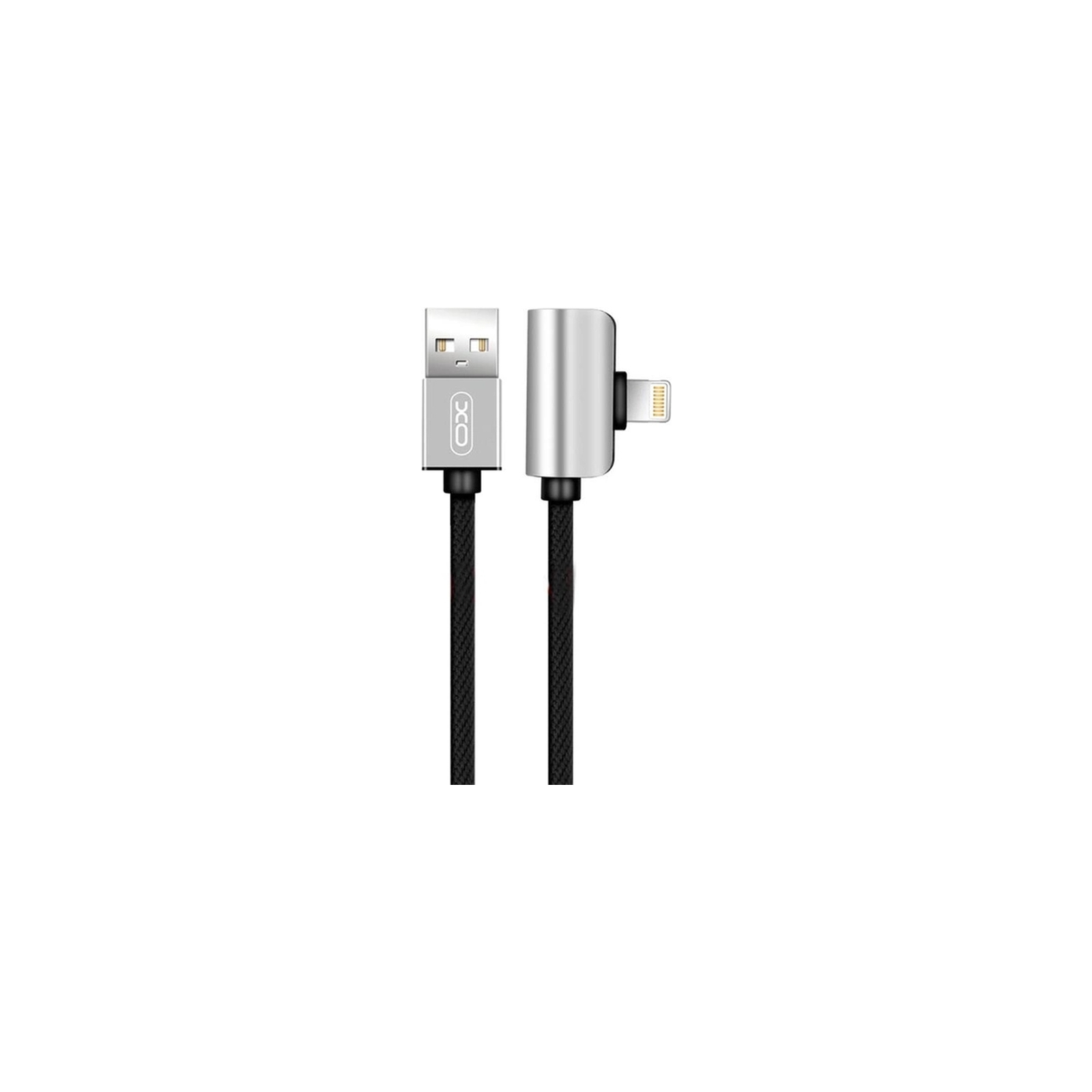 Дата кабель NB46 2in1 USB - Lightning + Lightning Audio 2.4А 1.0m Silver XoKo (XO-NB46)