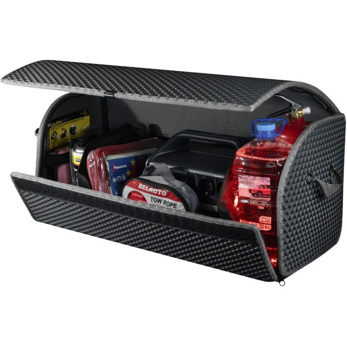 Сумка-органайзер EVAtech L-PRO 32x75x30 см. Ромб серый с серым кантом (BS13641OL3RGG) изображение 4