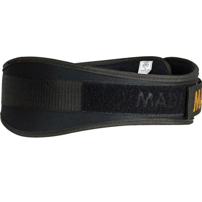 Атлетичний пояс MadMax MFB-313 Body Conform неопреновий Black L (MFB-313_L) зображення 3