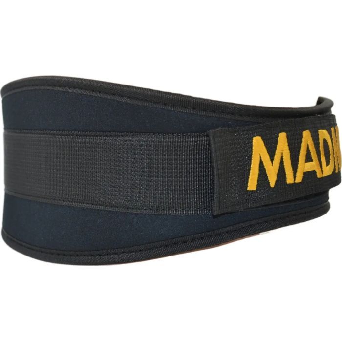 Атлетичний пояс MadMax MFB-313 Body Conform неопреновий Black L (MFB-313_L) зображення 5