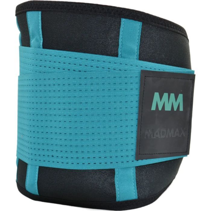 Пояс компрессионный MadMax MFA-277 Slimming and Support Belt black/turquoise M (MFA-277-TRQ_M) изображение 4
