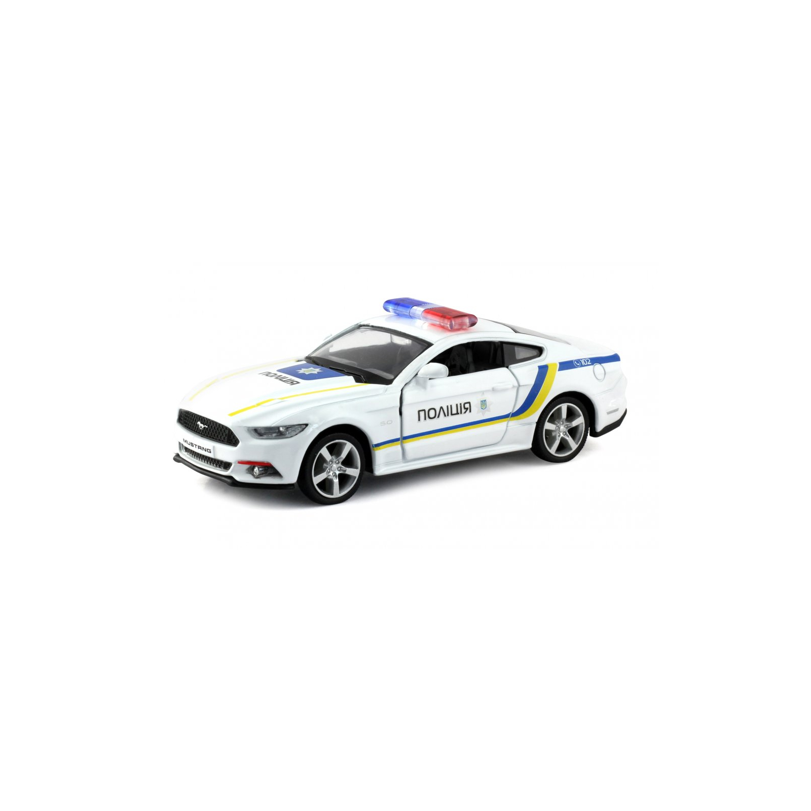 Машина Uni-Fortune Ford Mustang UKRAINIAN POLICE CAR (554029P-UKR)