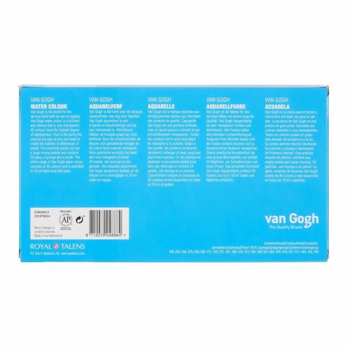 Акварельні фарби Royal Talens Van Gogh 24 кольори (8712079048884) зображення 3