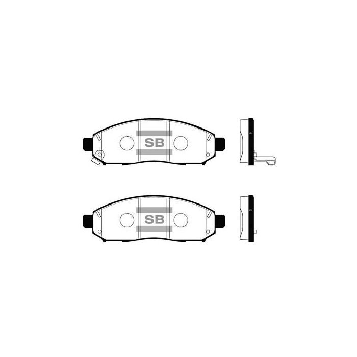 Тормозные колодки HI-Q SP1460