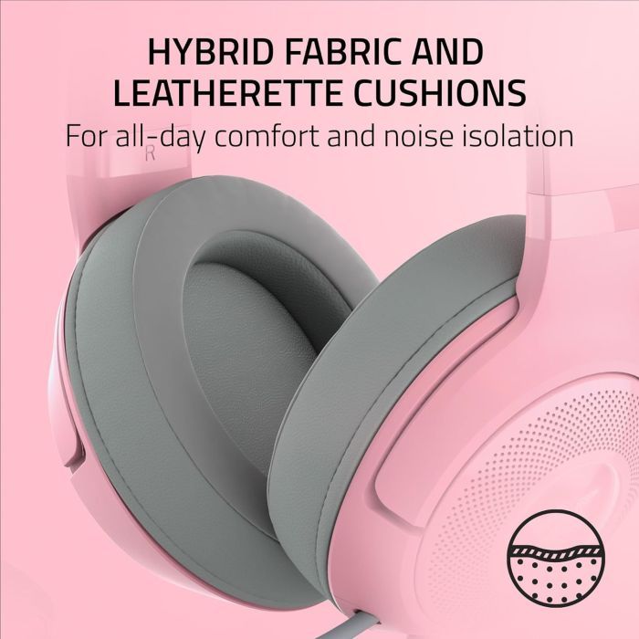 Наушники Razer Kraken Kitty V2 Quartz (RZ04-04730200-R3M1) изображение 7