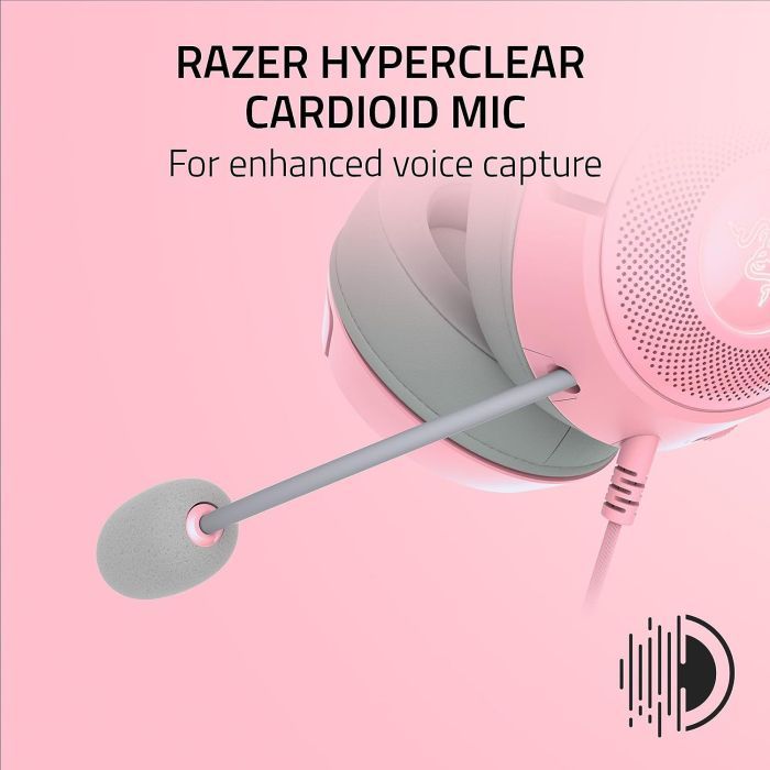 Наушники Razer Kraken Kitty V2 Quartz (RZ04-04730200-R3M1) изображение 9