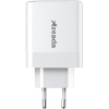 Зарядний пристрій Proda AZEADA Seagulls AZ-19 GaN5 65W USB-A (QC4.0) USB-C (PD3.0) white (AZ-19-WH) зображення 4