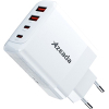 Зарядное устройство Proda AZEADA Seagulls AZ-19 GaN5 65W USB-A (QC4.0) USB-C (PD3.0) white (AZ-19-WH)