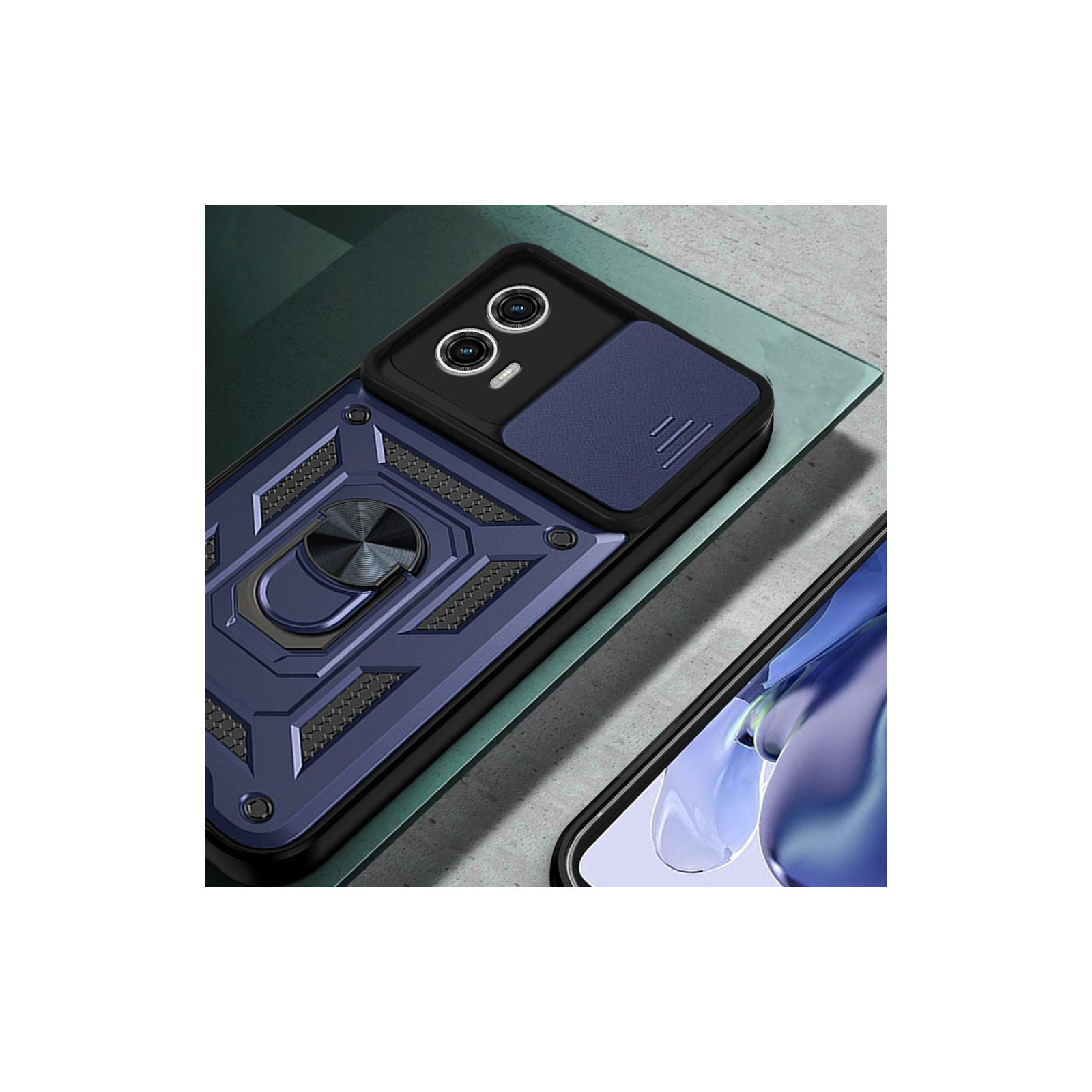 Чохол до мобільного телефона BeCover Military Motorola Moto G73 Black (709982) зображення 3