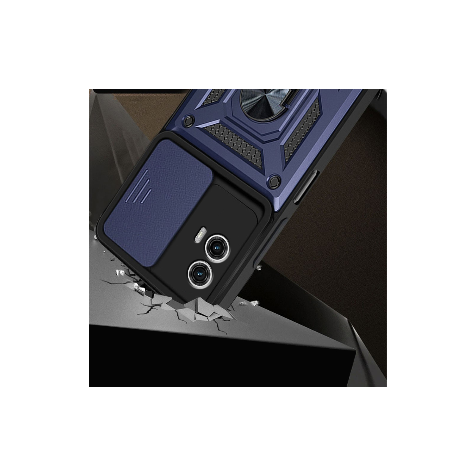 Чохол до мобільного телефона BeCover Military Motorola Moto G73 Black (709982) зображення 4