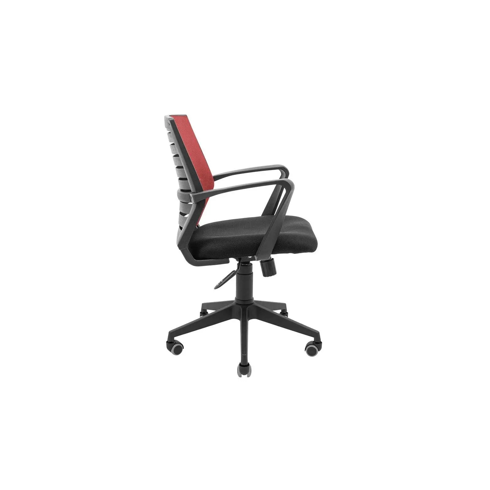 Офісне крісло Richman Флеш Ю Пластик М-1 (Tilt) Сітка чорна + червона (ADD0003098) зображення 3