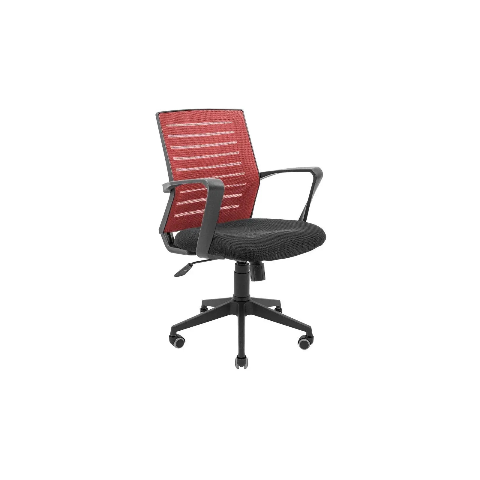 Офісне крісло Richman Флеш Ю Пластик М-1 (Tilt) Сітка чорна + червона (ADD0003098)