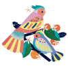 Набор для творчества Djeco Райські пташки (DJ09522) изображение 2
