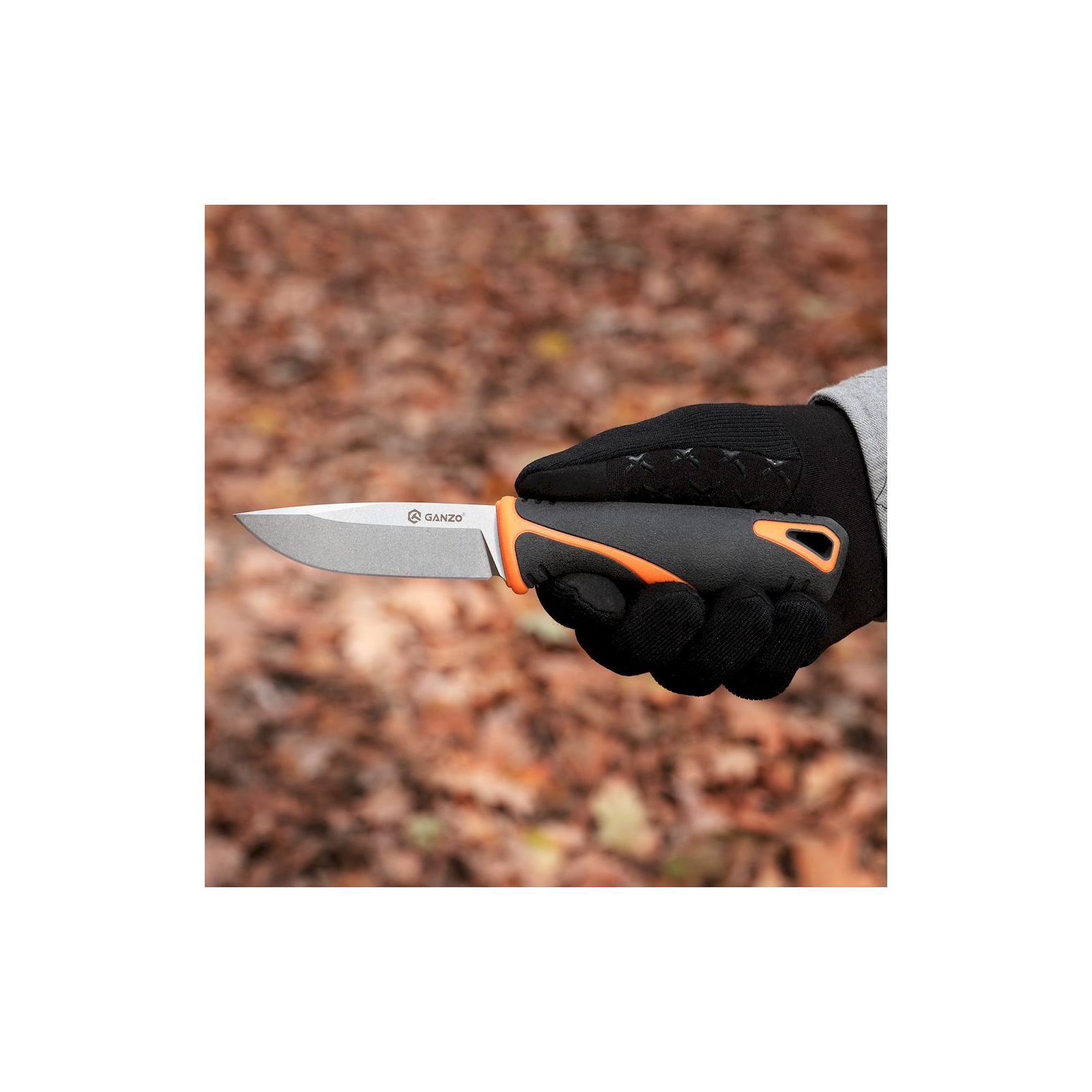 Нож Ganzo G807-OR Помаранчевий з ножнами (G807OR) изображение 10