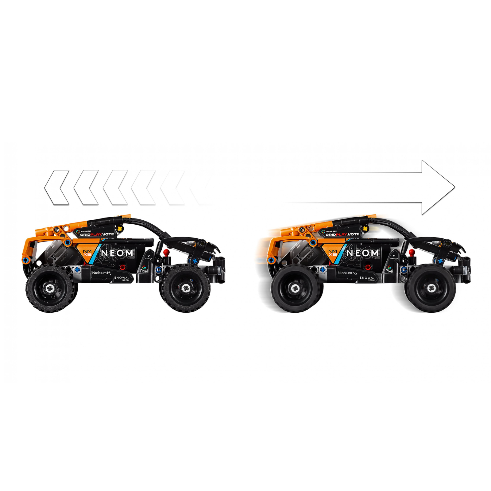 Конструктор LEGO Technic Автомобіль для перегонів NEOM McLaren Extreme E 252 деталей (42166) зображення 3