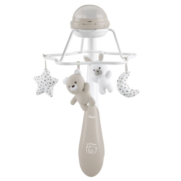 Мобиль Chicco проектор на кроватку 3 в 1 "Радуга" бежевый (11041.00)