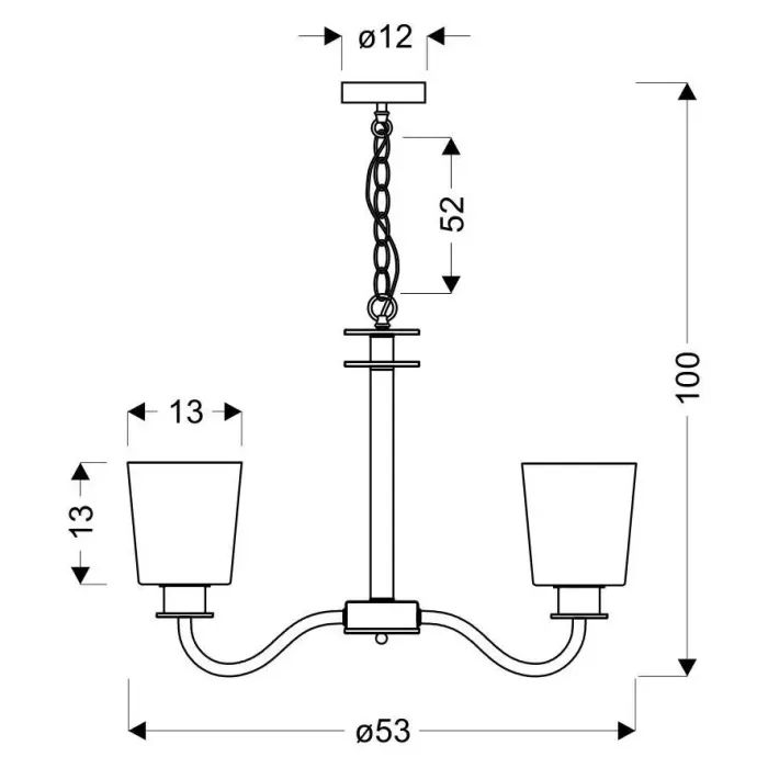 Люстра Candellux SCHUBERT (35-74249) изображение 2