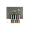 Маркер Marvy Набор маркеров на водной основе Opaque Brush, металлики, 6 цветов (752481951820) изображение 7