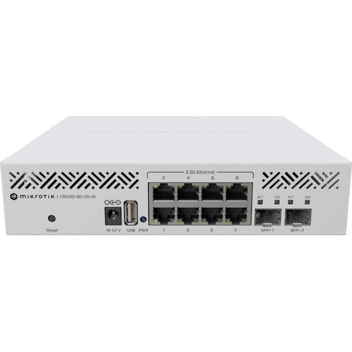 Комутатор мережевий Mikrotik CRS310-8G+2S+IN зображення 2