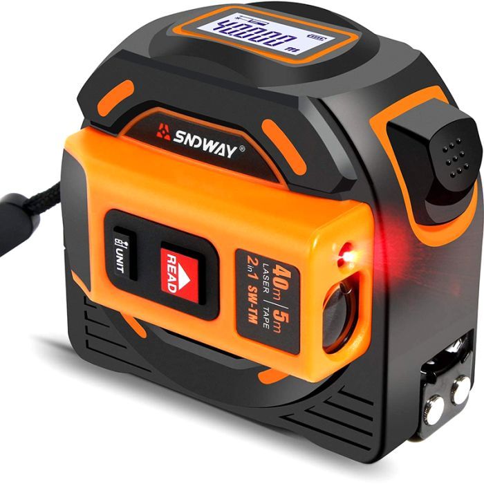 Рулетка Sndway SW-TM40 с лазерным дальномером (SW-TM40)