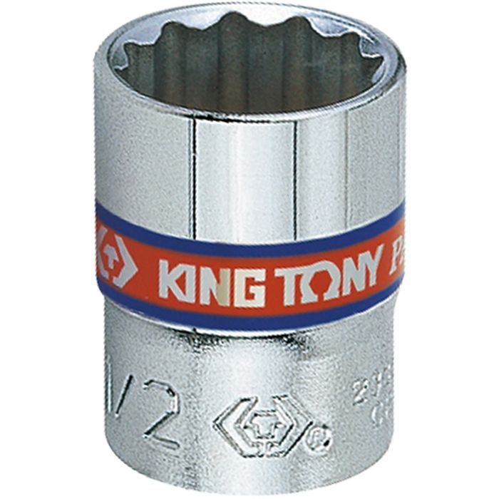 Головка торцевая KING TONY 1/4" 7/32" 12PT CHROME (233007S)