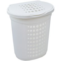 Photos - Laundry Basket / Hamper Aleana Кошик для білизни Алеана Овальний Білий 60 л  алн 122053 (алн 122053/білий)