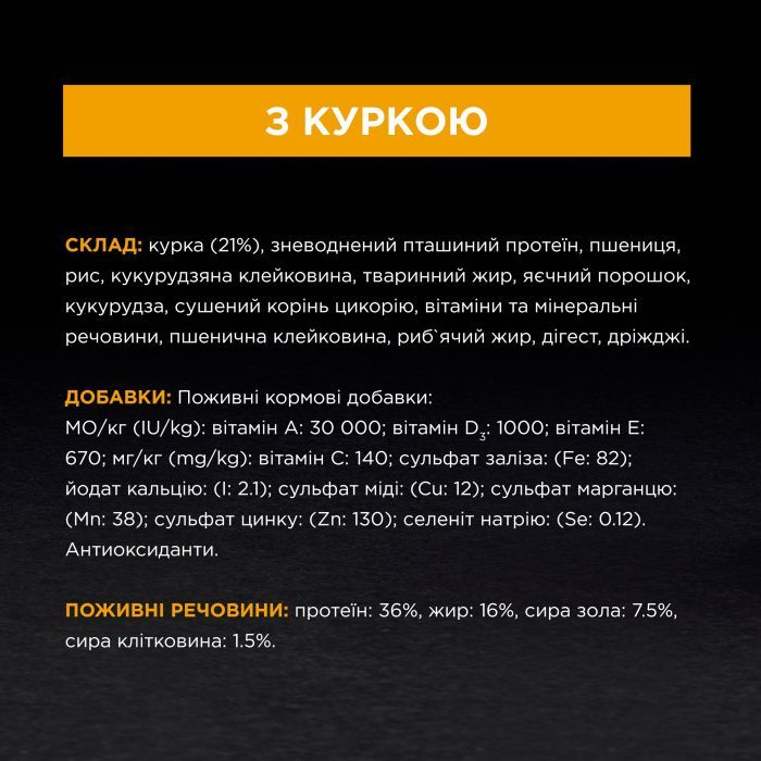 Сухой корм для кошек Purina Pro Plan Original с курицей 10 кг (7613036508032) изображение 8