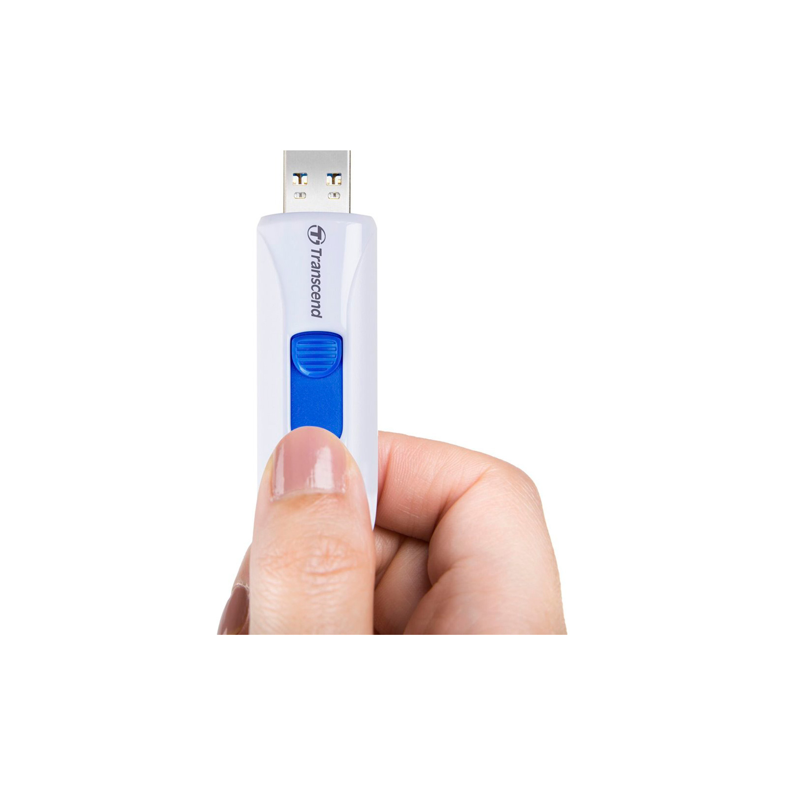 USB флеш накопитель Transcend 256GB JetFlash 790 White USB 3.1 (TS256GJF790W) изображение 6