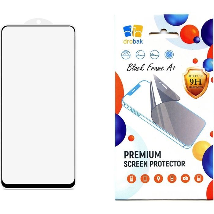 Скло захисне Drobak Google Pixel 8 Black Frame A+ (535381)