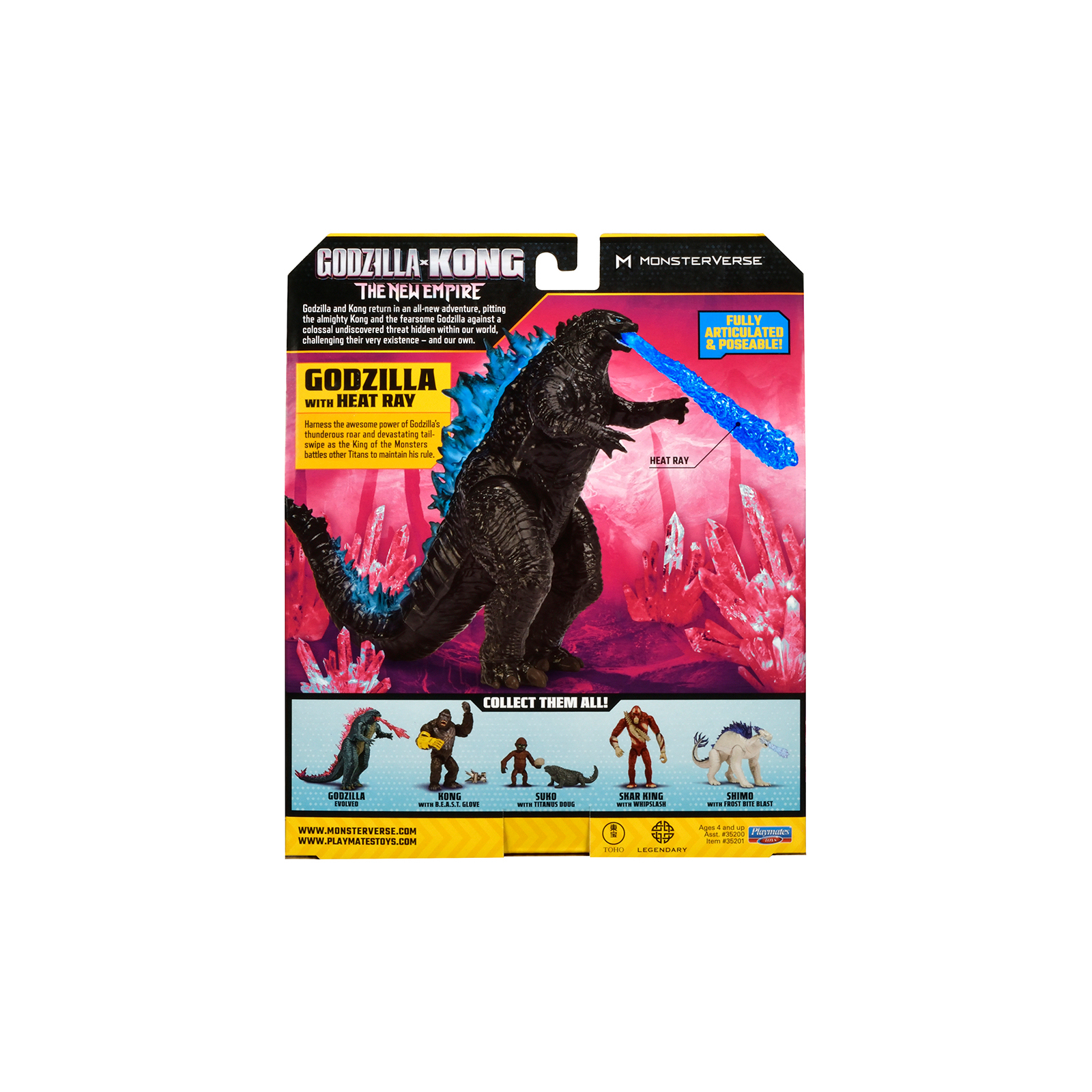 Фигурка Godzilla vs. Kong Годзилла до эволюции с лучом (35201) изображение 6