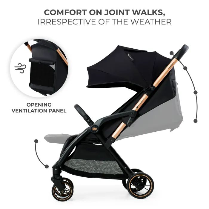 Коляска Kinderkraft Apino Raven Black (KSAPIN00BLK0000) (5902533924127) изображение 9
