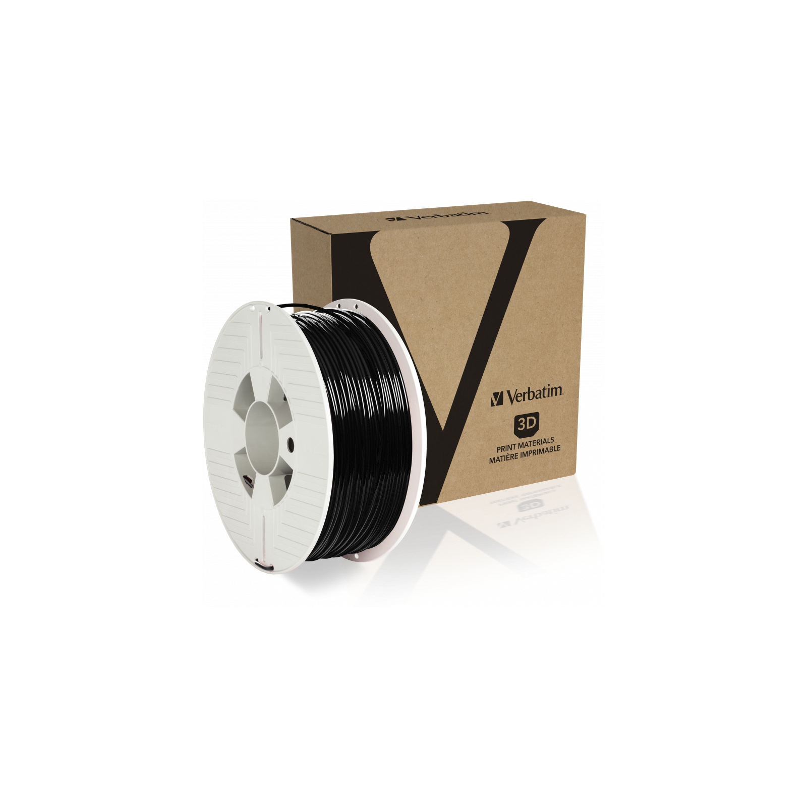 Пластик для 3D-принтера Verbatim ABS 2.85мм Black 1kg (55033) изображение 3