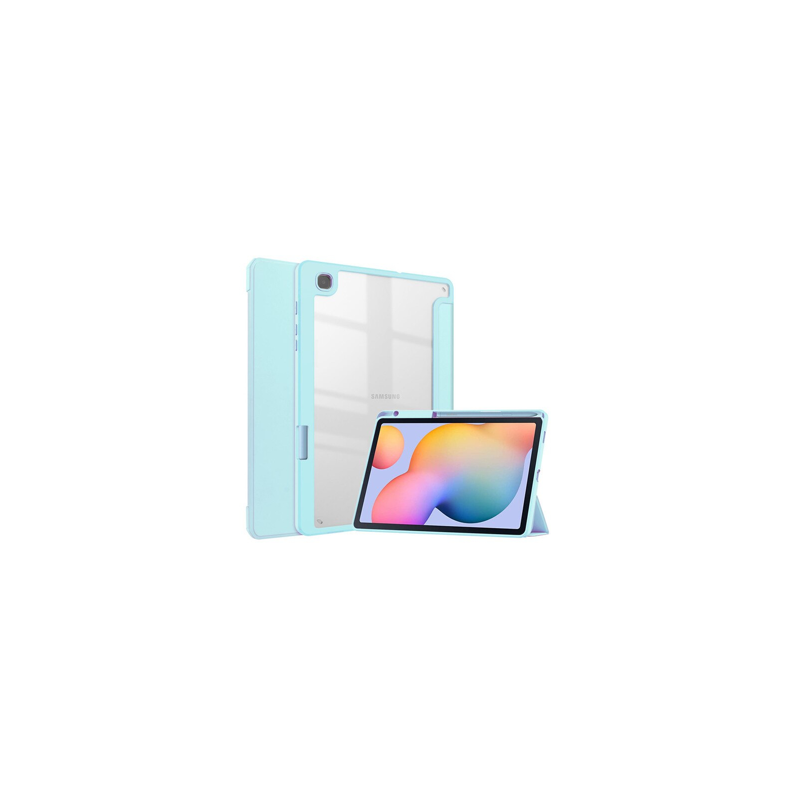 Чехол для планшета BeCover Soft Edge Stylus Mount Samsung Tab S6 Lite (2024) 10.4" P620/P625/P627 Green (710842) изображение 2