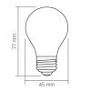Лампочка Videx Filament 4W E27 3000K Porcelain dimmable (VL-DG45MO) зображення 3