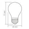 Лампочка Videx Filament 4W E27 3000K Porcelain dimmable (VL-DG45MO) зображення 3