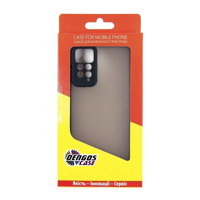 Чохол до мобільного телефона Dengos Kit for Xiaomi Redmi Note 12 Pro 4g case + glass (Black) (DG-KM-29) зображення 4