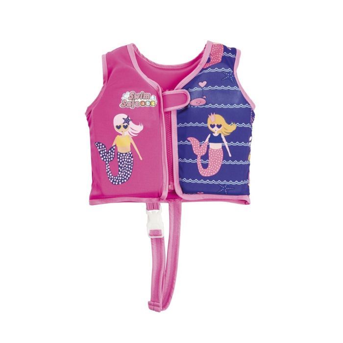 Жилет для купания Aqua Speed Swim Jacket 8386 878-03 рожевий, синій Діт 18-30кг (6942138952827)