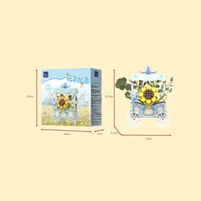 Конструктор Pantasy Original - Flower Cart Візок із соняшниками (15026) зображення 4