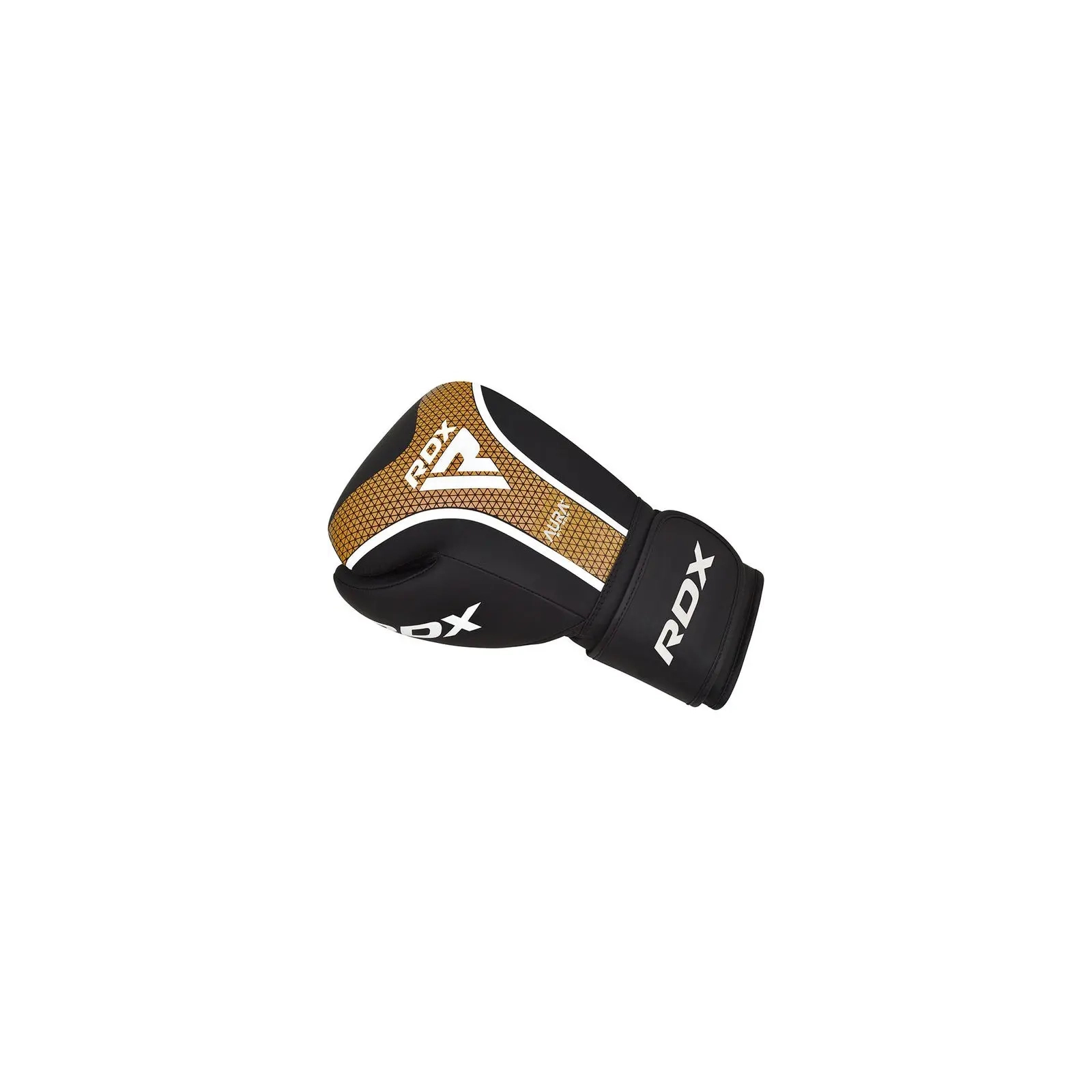 Боксерские перчатки RDX Aura Plus T-17 Black Golden 14 унцій (BGR-T17BGL-14OZ+) изображение 3