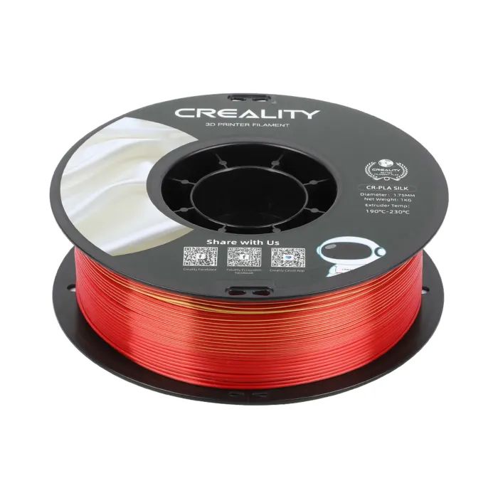 Пластик для 3D-принтера Creality PLA silky shine 1кг, 1.75мм, red gold (3301120009) изображение 4