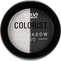 Тени для век Maxi Color Colorist Eyeshadow Duo 01 (4823097122228) изображение 2