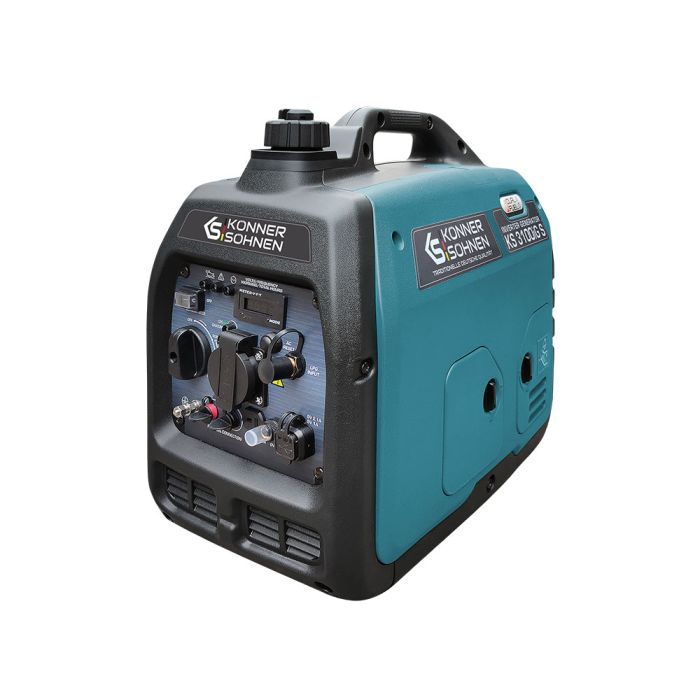 Генератор Konner&Sohnen газо-бензиновий інверторний KS 3100iG S, 230В, 3.1kW, ручний запуск, 22кг (KS3100IGS)