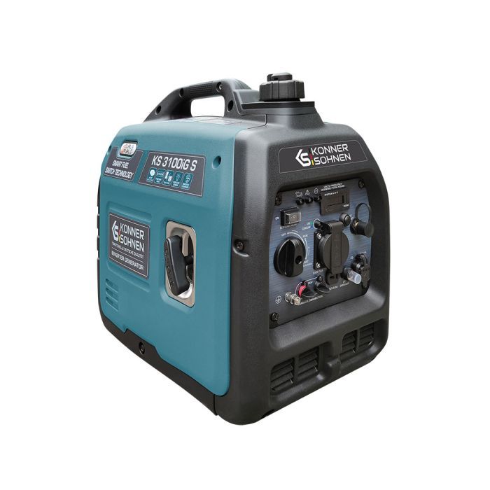 Генератор Konner&Sohnen газо-бензиновий інверторний KS 3100iG S, 230В, 3.1kW, ручний запуск, 22кг (KS3100IGS) зображення 4