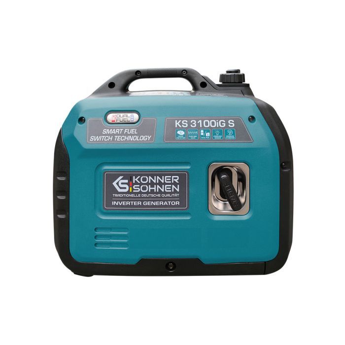 Генератор Konner&Sohnen газо-бензиновий інверторний KS 3100iG S, 230В, 3.1kW, ручний запуск, 22кг (KS3100IGS) зображення 5