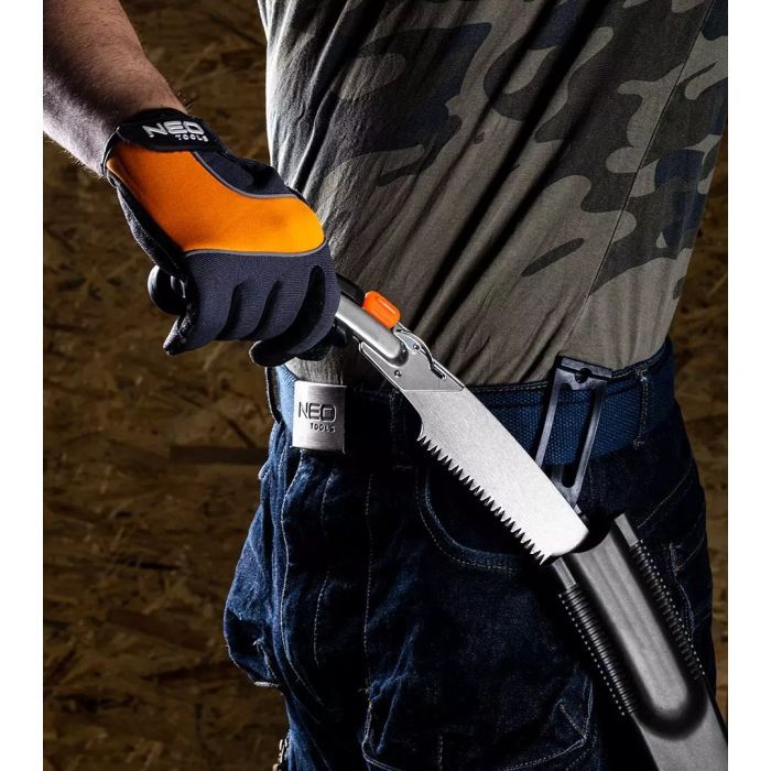 Ножовка Neo Tools садовая 33см, 3D зуби, 7 TPI, 0.242кг, чохол (42-101) изображение 5