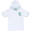 Футболка дитяча Blueland з капюшоном (12530-122G-white)