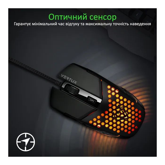 Мышка Vertux Katana USB Black (katana.black) изображение 2