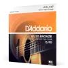 Струны для гитары D'Addario Bronze 80/20 Extra Light (10-47) (EJ10) изображение 2