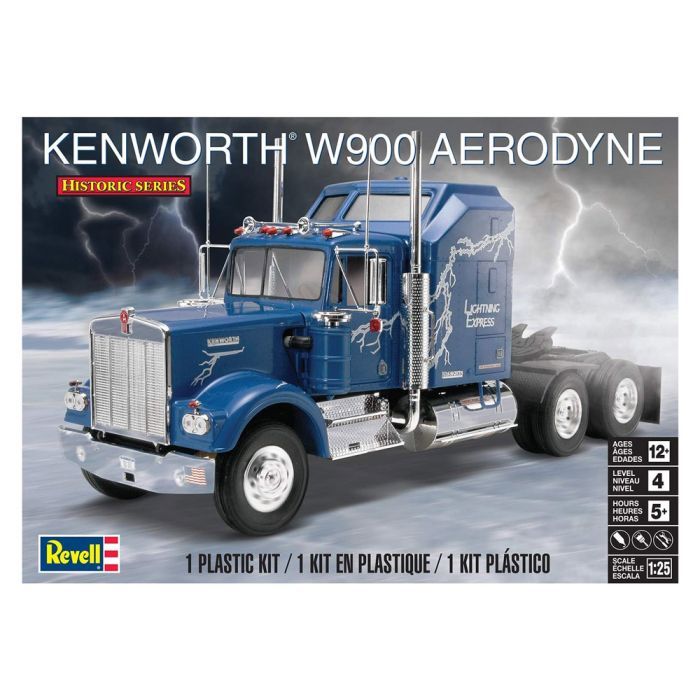 Сборная модель Revell Грузовой тягач Kenworth W900 уровень 4 масштаб 1:25 (RVL-11507)