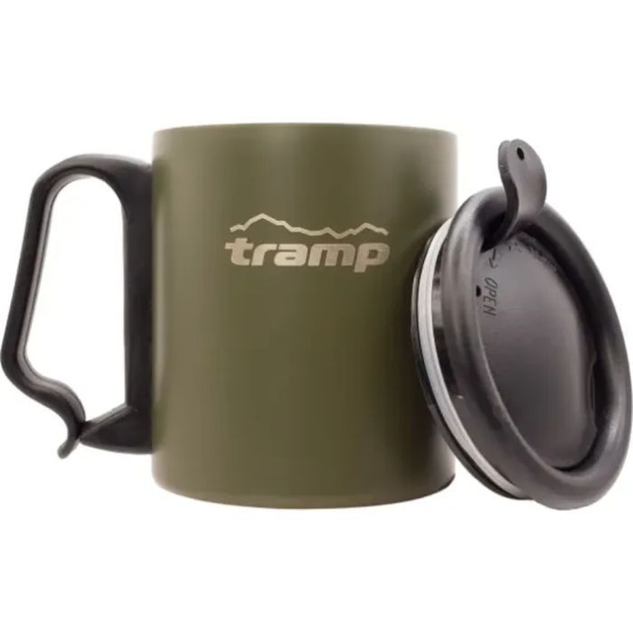 Чашка туристическая Tramp з поїлкою і защіпкою 350 мл Olive (UTRC-020-olive) изображение 2